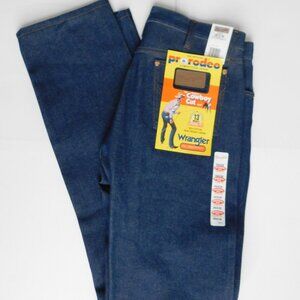 Vintage 80s DEADSTOCK Wrangler Pro Rodeo Competition Cowboy Cut Jeans 36X38